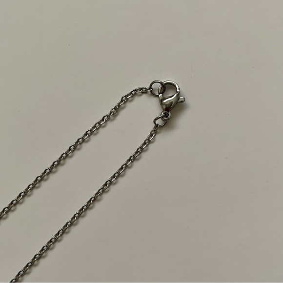 3/$25 Green Aventurine Crescent Moon Necklace - Picture 6 of 7